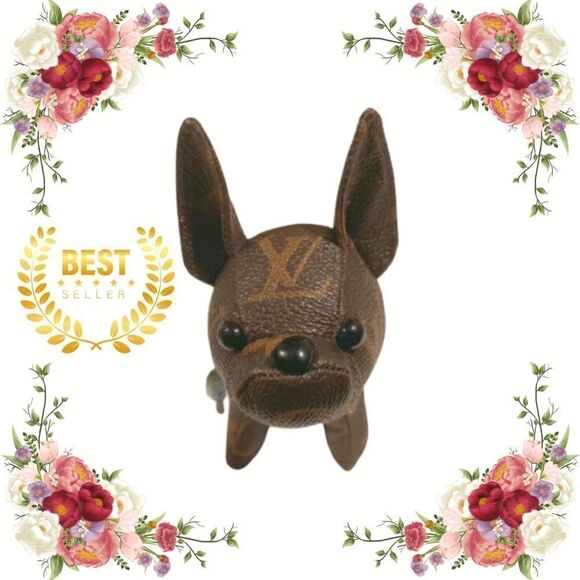 NEW LV Brown Bull Dog bag charm & keychain. NWOT
Comes with box - Picture 2 of 2